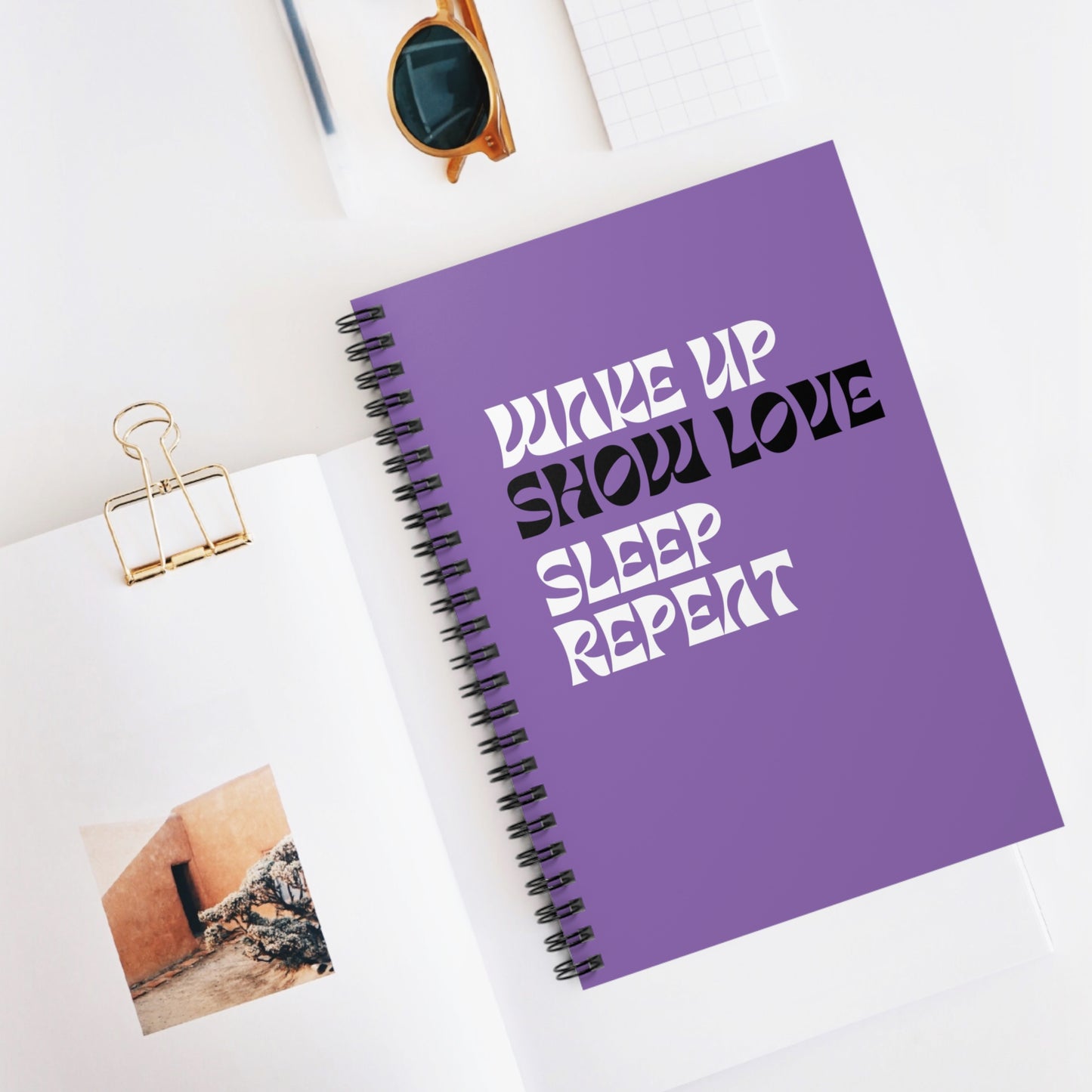 Positive Cadence Notebook - Purple Cover