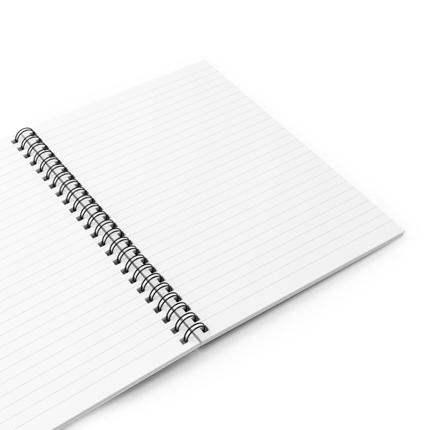 Dream without Limits Ruled Spiral Notebook - White