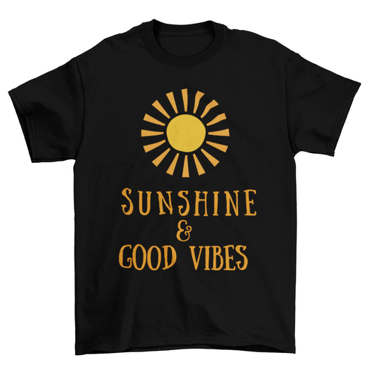 Sunshine & Good Vibes Unisex Tee